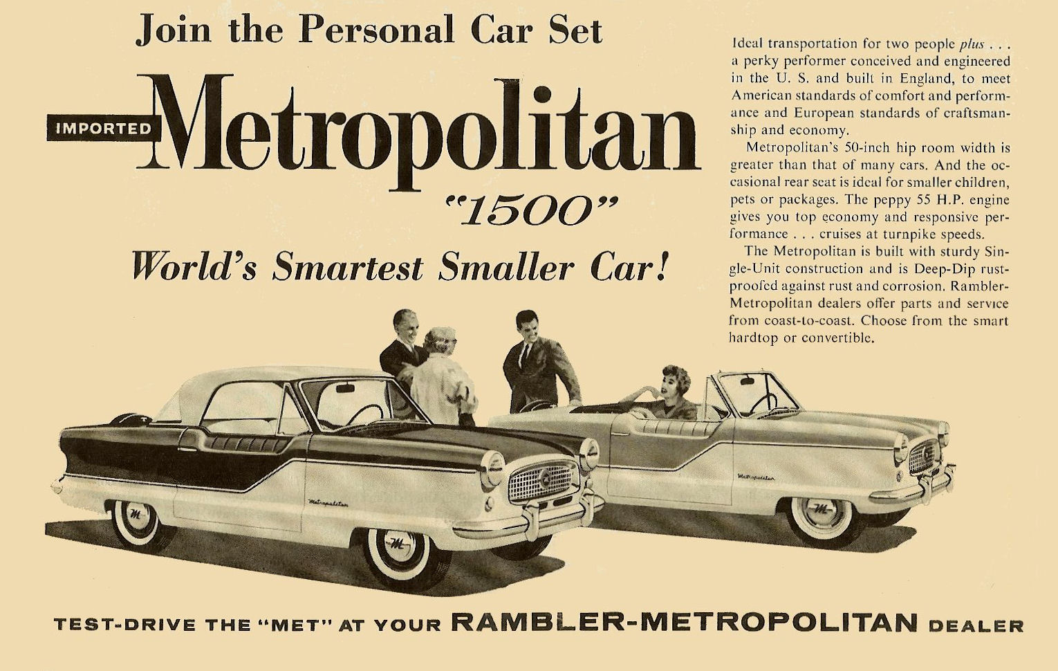 1954 Nash Metropolitan 2